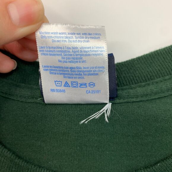 Baylor University 2013 Football Champions T Shirt Men M Medium Green Long Sleeve - Picture 8 of 11